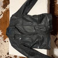 Chiodo in vera pelle Zara man