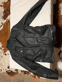 Chiodo in vera pelle Zara man