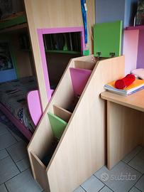 letto a castello a soppalco