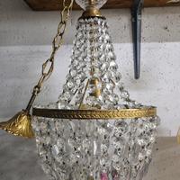 Lampadario Impero italiano a cristalli