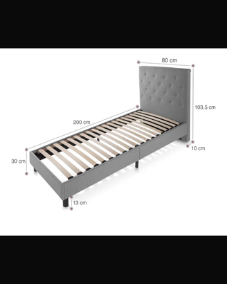 Letto singolo moderno