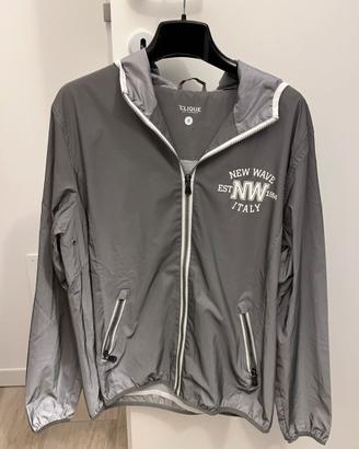 Giubbino antivento e antipiogga rifrangente unisex