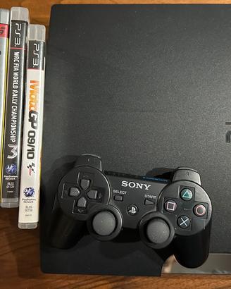 Playstation 3 con giochi e joystick