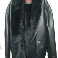 giacca uomo in pelle e shearling