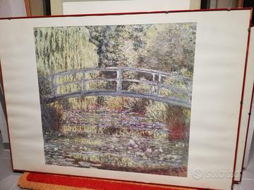 Stampa vintage "Il ponte Giapponese" di Monet