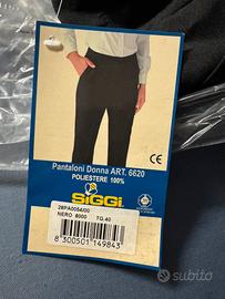 Pantaloni donna cameriera neri NUOVI