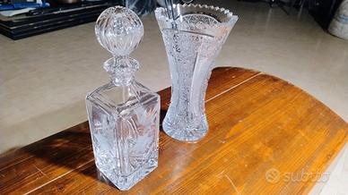 vaso più bottiglia