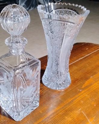 vaso più bottiglia