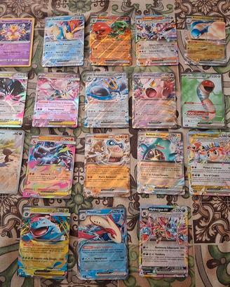Pokemon GCC: 72 carte rare EX GX V ecc. in foto