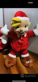 Pupazzo Elfo di Natale Coca Cola