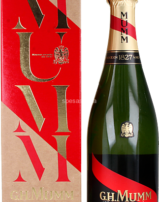 Champagne Mumm Cordon Rouge 75cl-CONFEZIONE REGAL