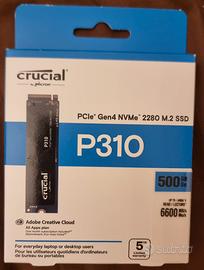 Hard disk M2 Crucial da 500Gb