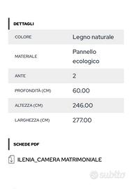 Armadio più comodini
