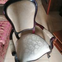 poltroncina classica color mocano