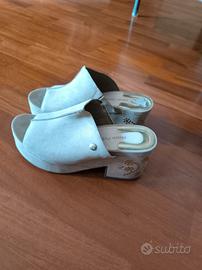 sandalo estivo donna n. 39/40 camoscio