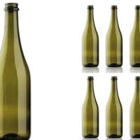 12 Bottiglie vino vuote 750 corona pesanti