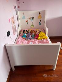 Lettino allungabile Ikea Busunge con materasso