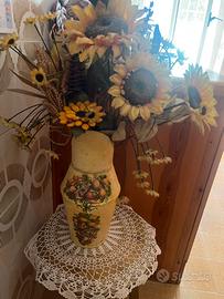 Vaso con girasoli
