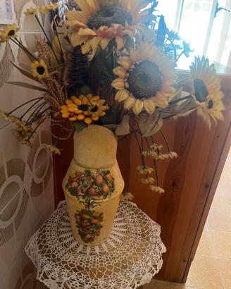 Vaso con girasoli