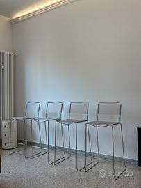4 sgabelli “spaghetto” di Belotti design anni 70