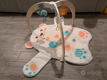 Palestrina neonato ad arco in legno con giochi