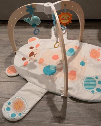 Palestrina neonato ad arco in legno con giochi