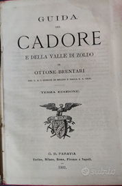Brentari, Guida del Cadore e della Valle di Zoldo