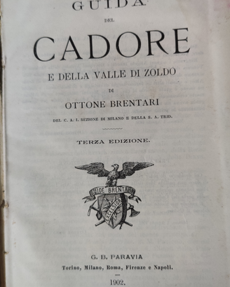 Brentari, Guida del Cadore e della Valle di Zoldo