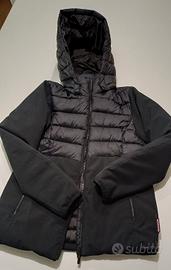 Piumino nero bambina Admiral taglia 12 anni 