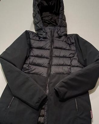 Piumino nero bambina Admiral taglia 12 anni 
