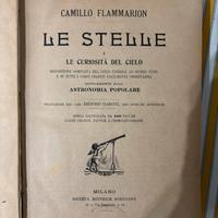 Libro antico 1904 Le stelle di C. Flammarion