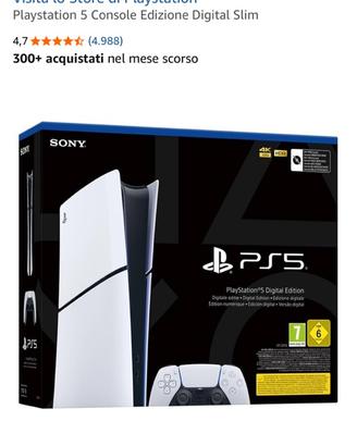 PS5 Digital Edition Slim 825GB – NUOVA, MAI USATA
