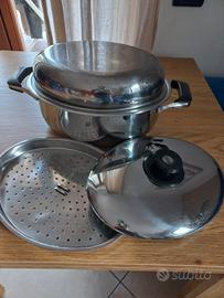 Pentola/ Rostiera ovale in acciaio Imco