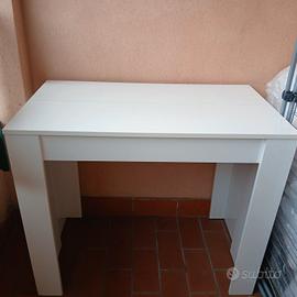 tavolo bianco con prolunghe.