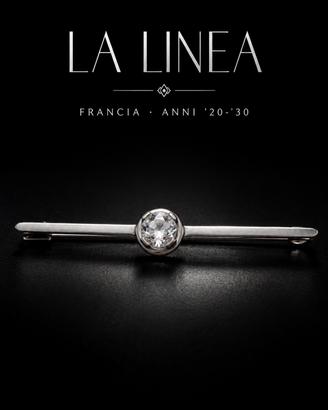 Antica spilla art deco anni 20 autentica argento