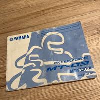 Libretto uso e manutenzione Yamaha MT03 (2016-19)