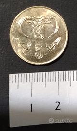 CIPRO 5 Cents 1994 Lira sterlina cipriota pre euro