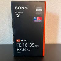 Sony FE 16-35 mm GMaster f/2.8