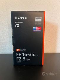 Sony FE 16-35 mm GMaster f/2.8