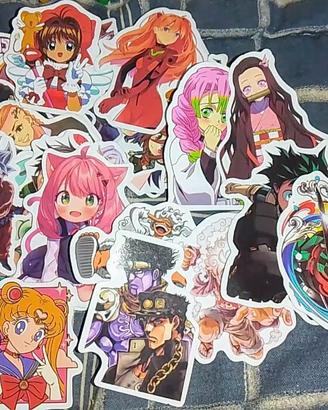 lotto sticker anime 