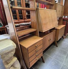 MOBILE LIBRERIA SVEDESE DI MODERNARIATO ANNI 60/70