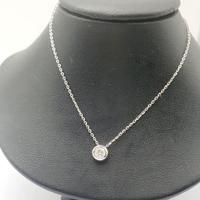 COD.155.22COLLANA PUNTO LUCE ORO BIANCO18kt  750