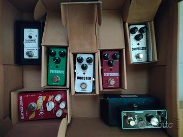 pedali analogici chitarra elettrica 