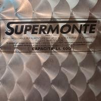 silos acciaio inox  600lt con rubinetteria