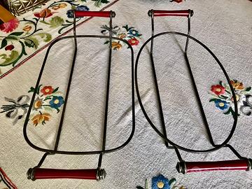 Porta pirofila o pentola in acciaio con manici