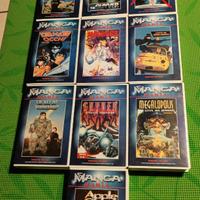 VHS originali collezione Manga Mania (Manga Video)