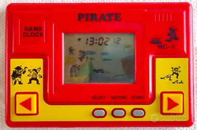 LCD Game Clock Watch Tronica MG-6 Pirate 1986