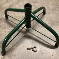 Supporto base piede pieghevole ferro albero Natale