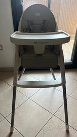 Kinderkraft DINNLY Seggiolone Pappa, Rialzo da Sed