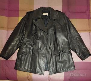 Giubbotto nero in vera pelle Conbipel